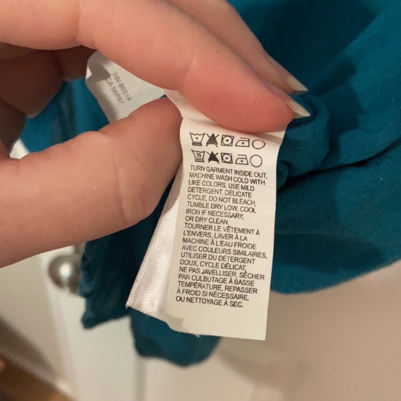 Size medium teal blouse - Picture 5 of 5